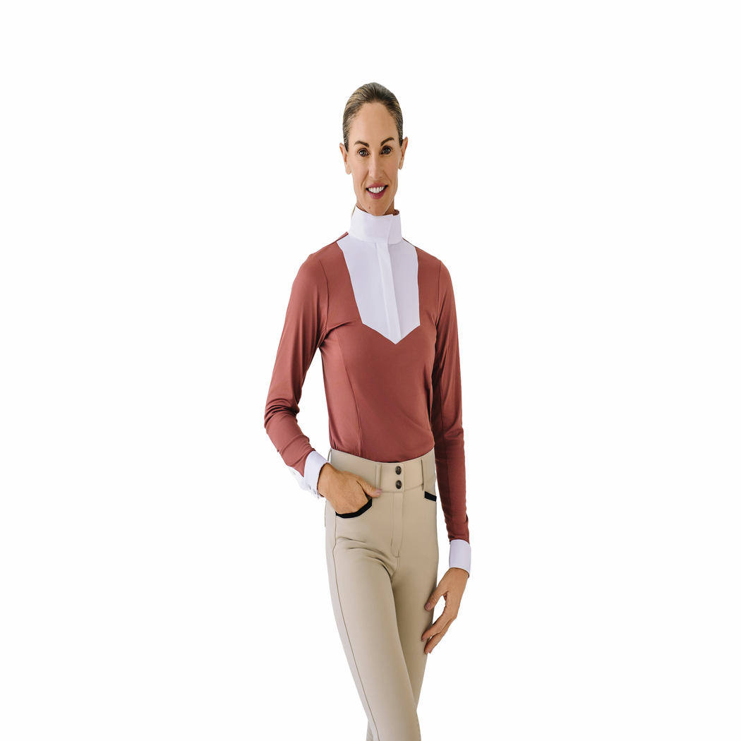 Bib Front Show Shirt - Warm Earth