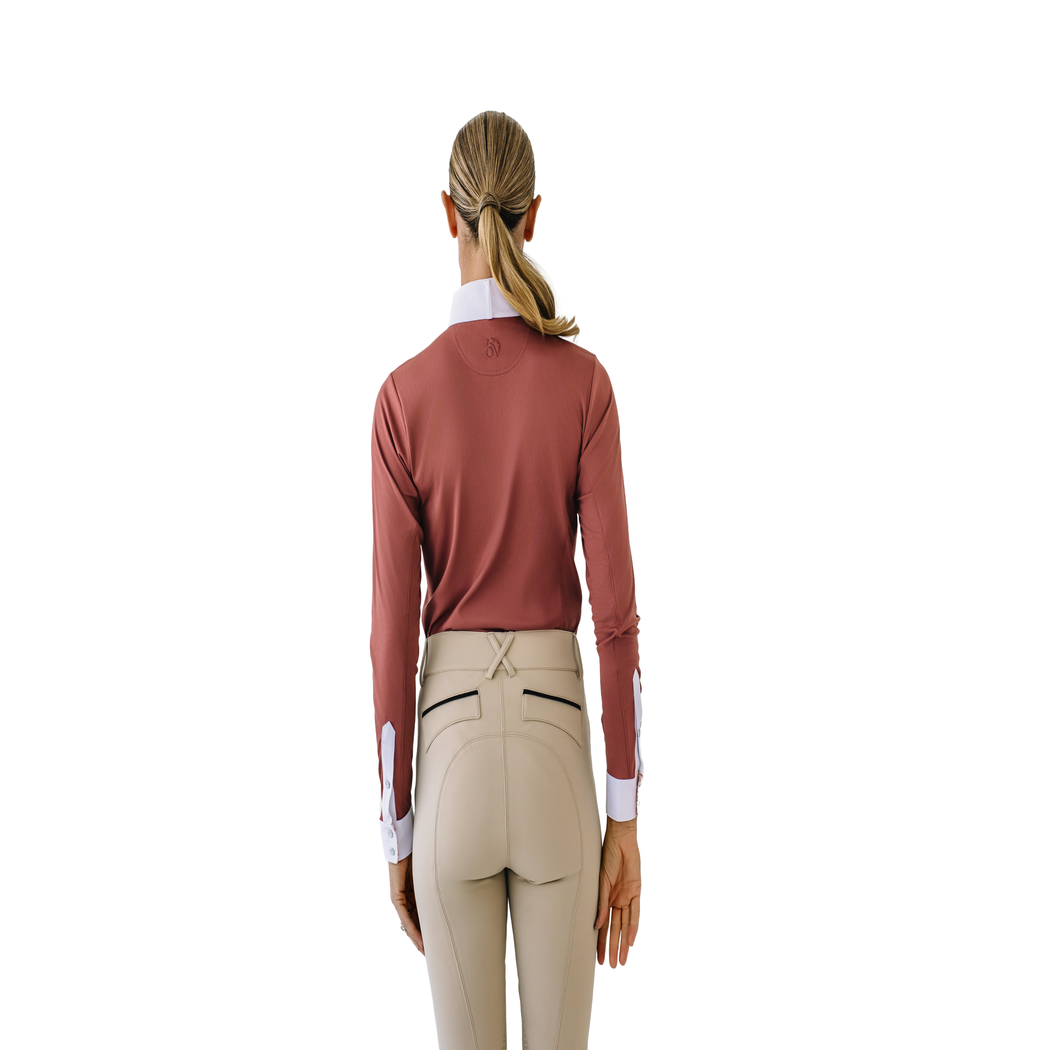 Bib Front Show Shirt - Warm Earth