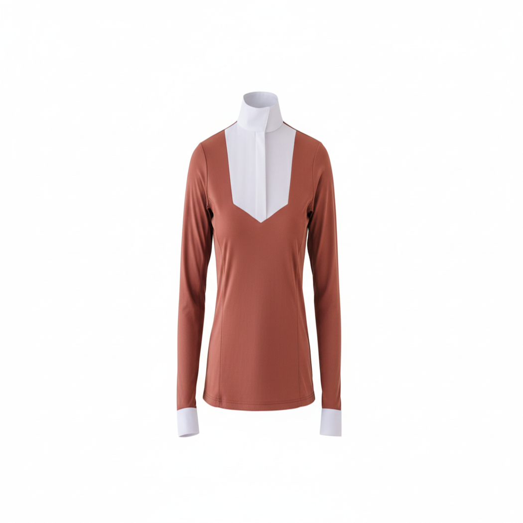 Bib Front Show Shirt - Warm Earth