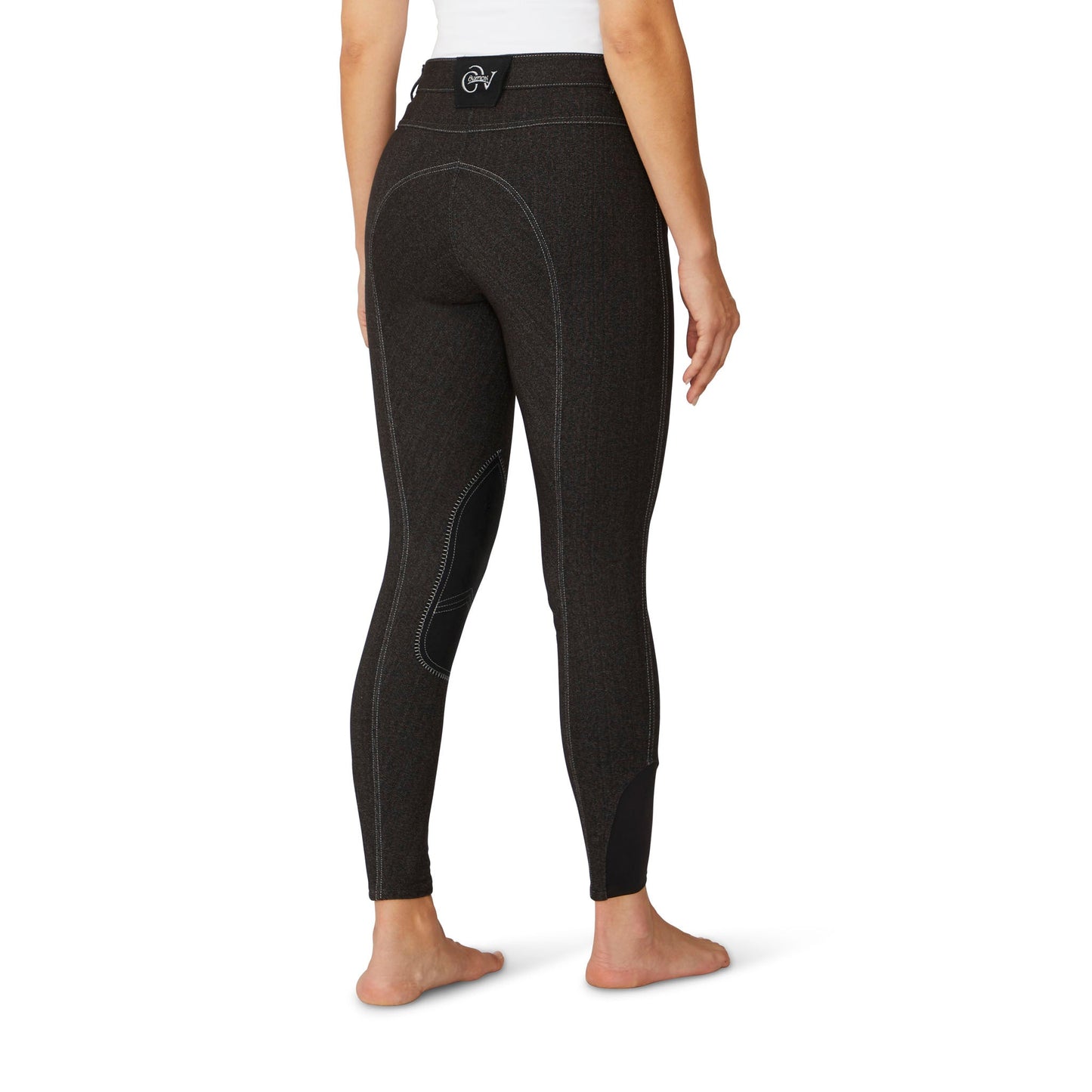 Women's SoftFlex Suede Knee Patch Breech - Neutral Beige