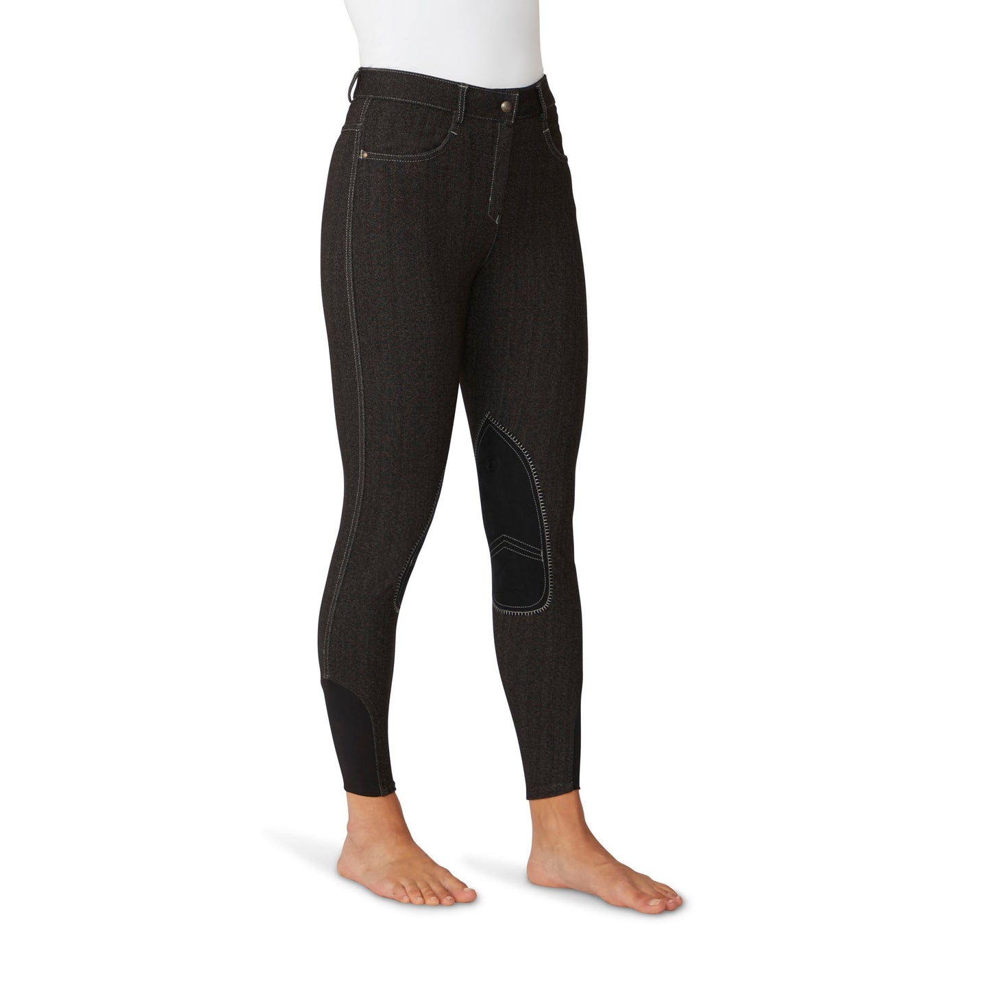 Women's SoftFlex Suede Knee Patch Breech - Neutral Beige