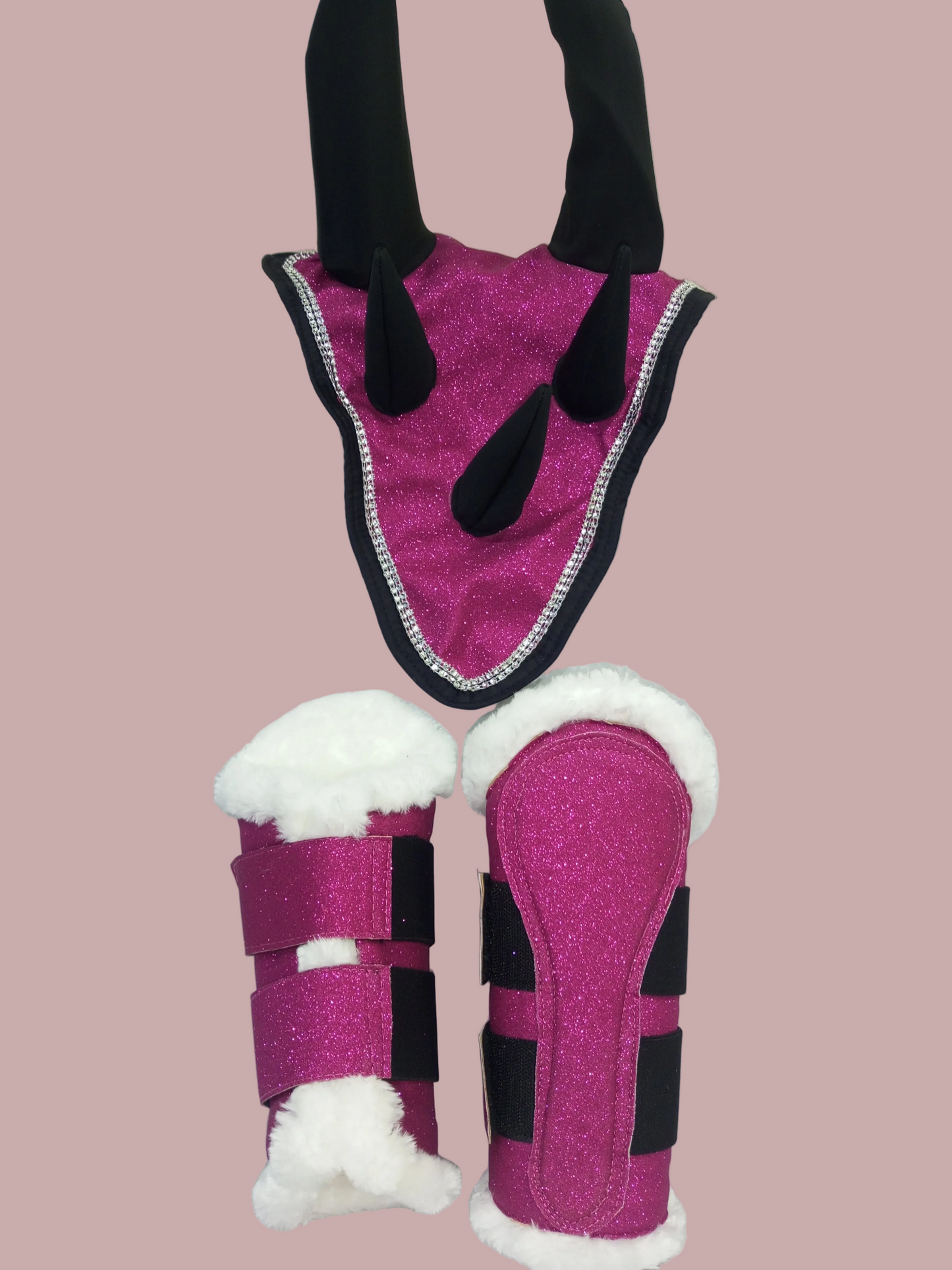 Dragon Saddle Pad Set of 3: Handmade Fantasy Equestrian Gear