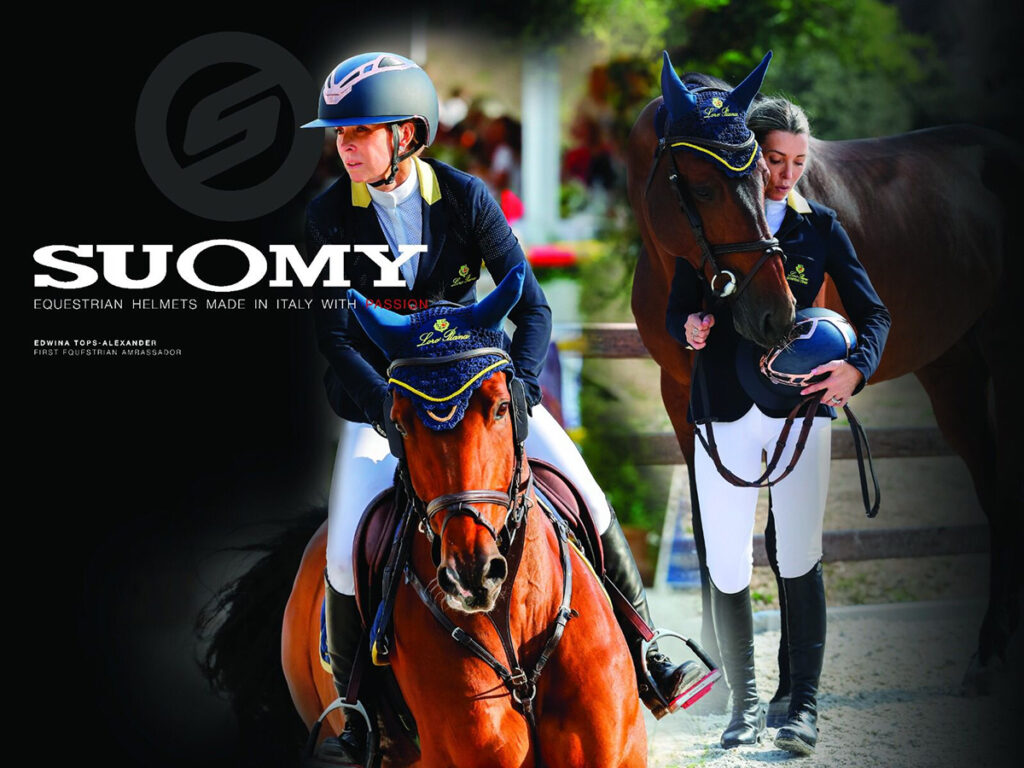 Suomy Apex Riding Helmet – Damask Blue (Lady)