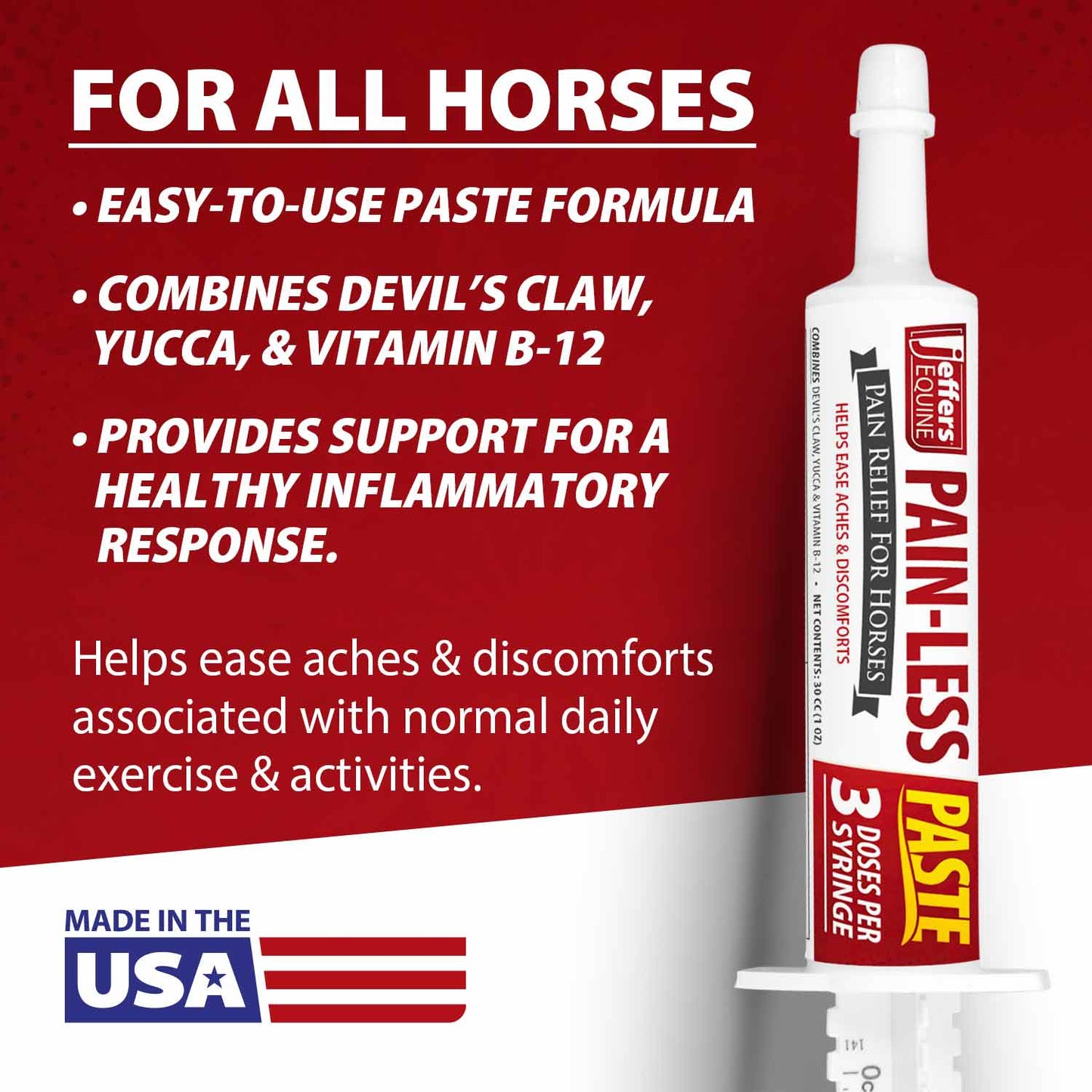 Pain-Less Pain Relief Paste for Horses