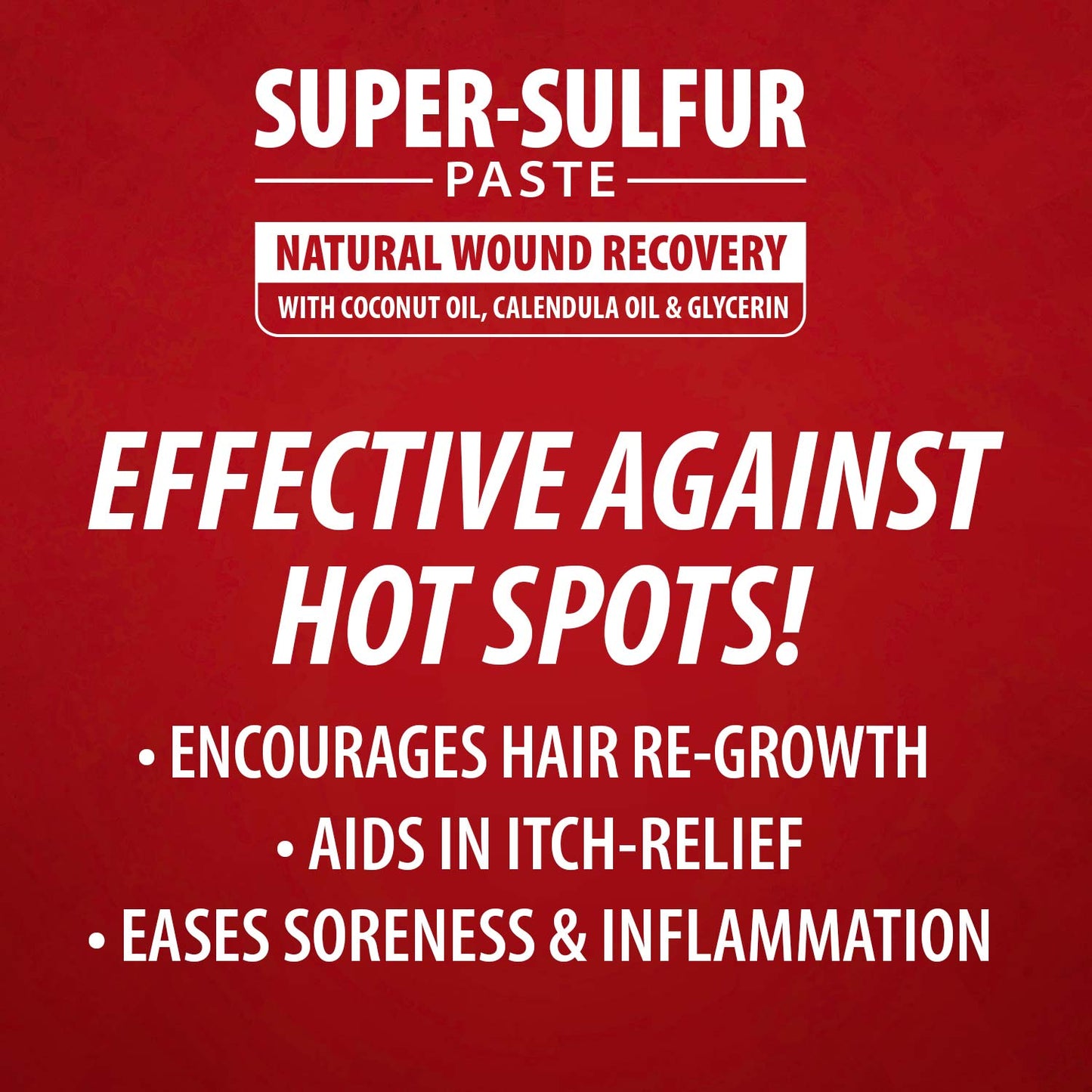 Super-Sulfur Skin & Wound Healing Paste for Pets, Horses, & Livestock