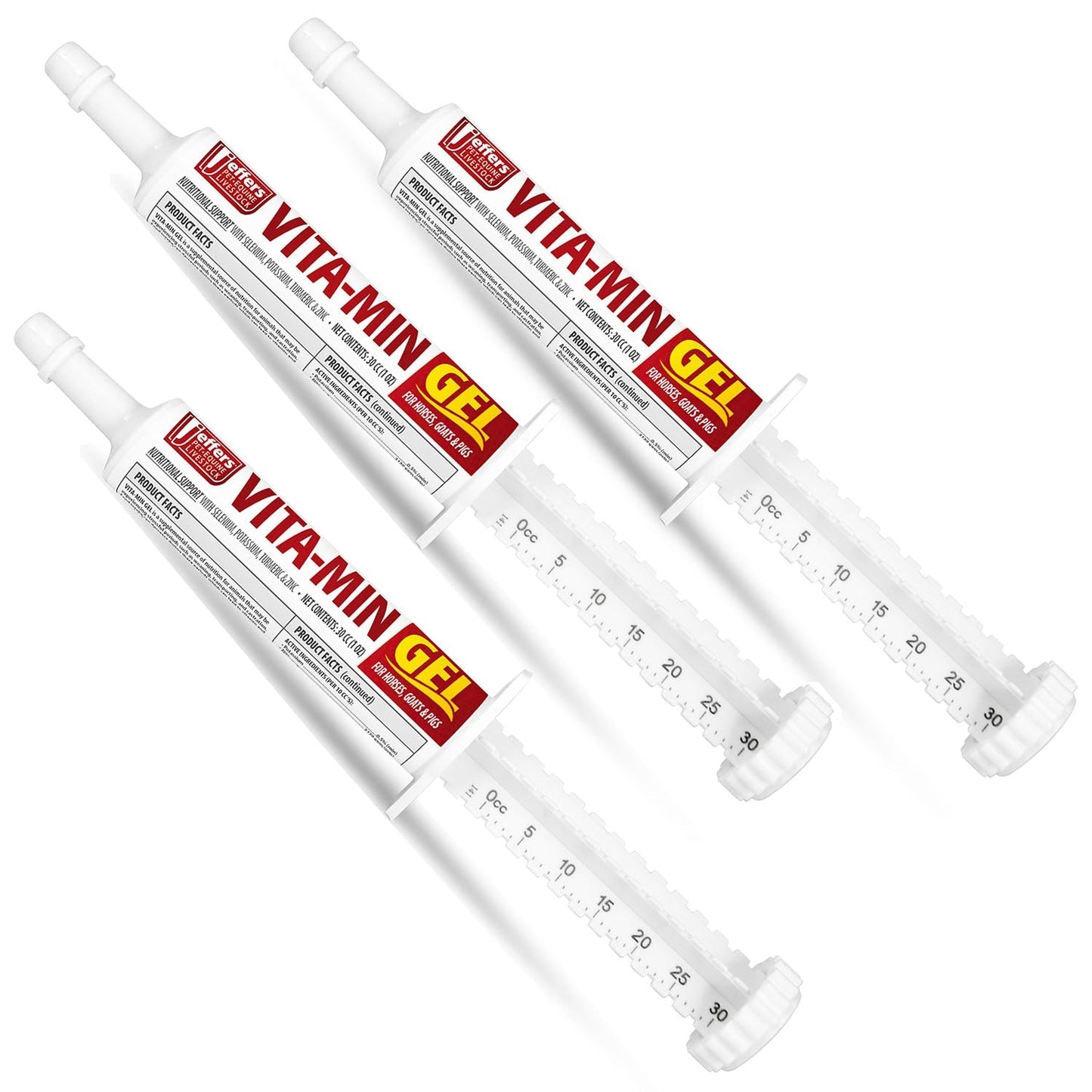 Vita-Min Gel with Vit E & B12 for Cattle, Horses, Sheep, Goats & Swine