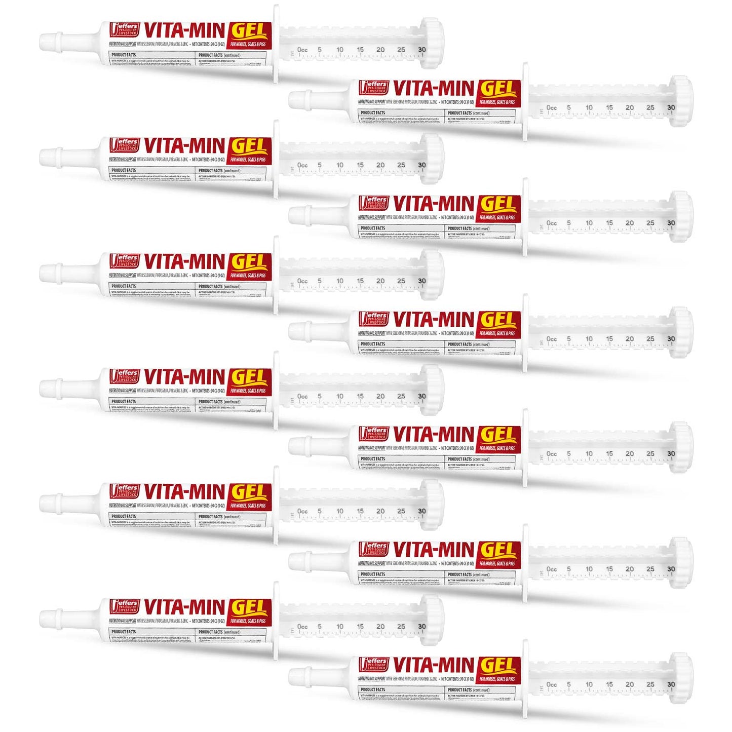 Vita-Min Gel with Vit E & B12 for Cattle, Horses, Sheep, Goats & Swine