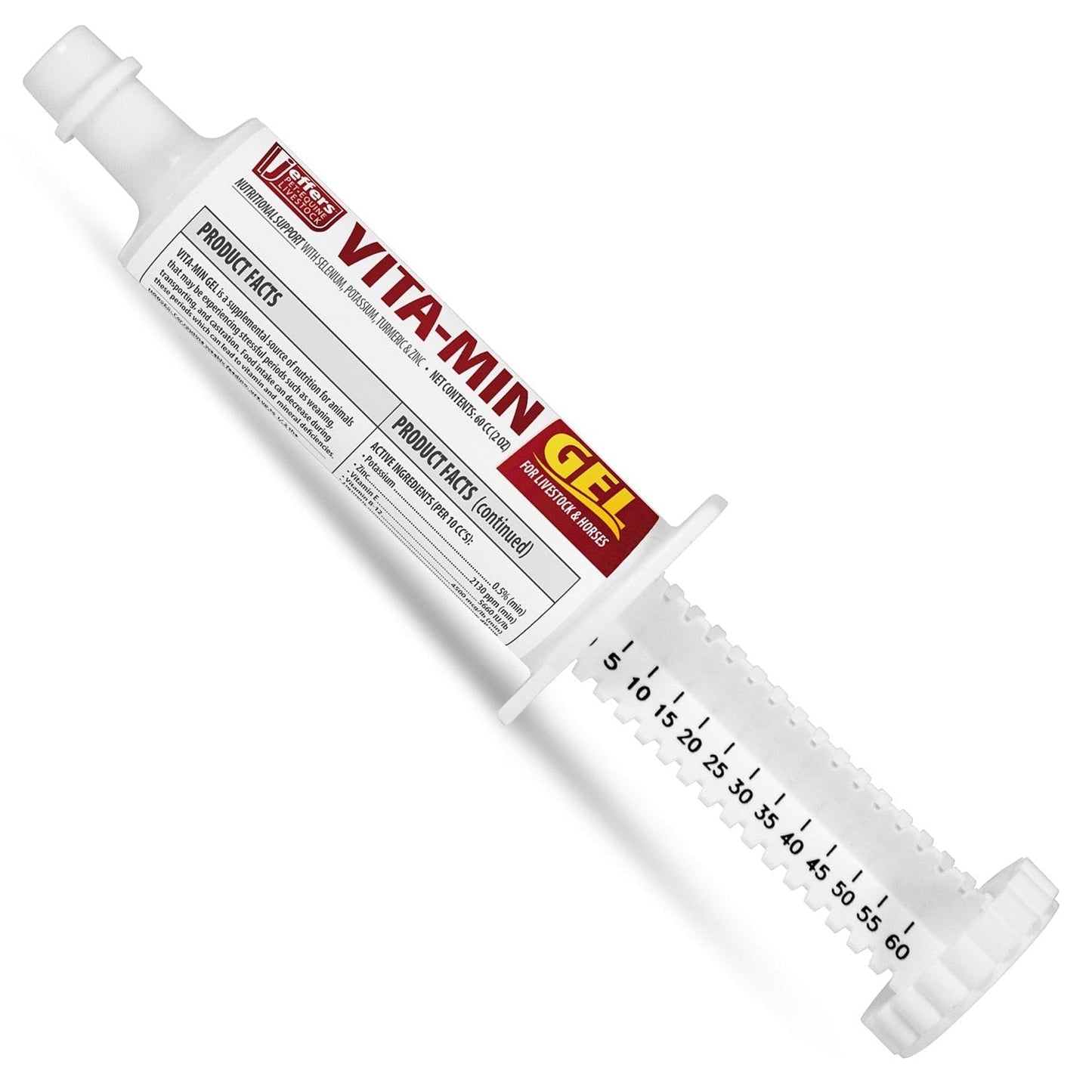 Vita-Min Gel with Vit E & B12 for Cattle, Horses, Sheep, Goats & Swine