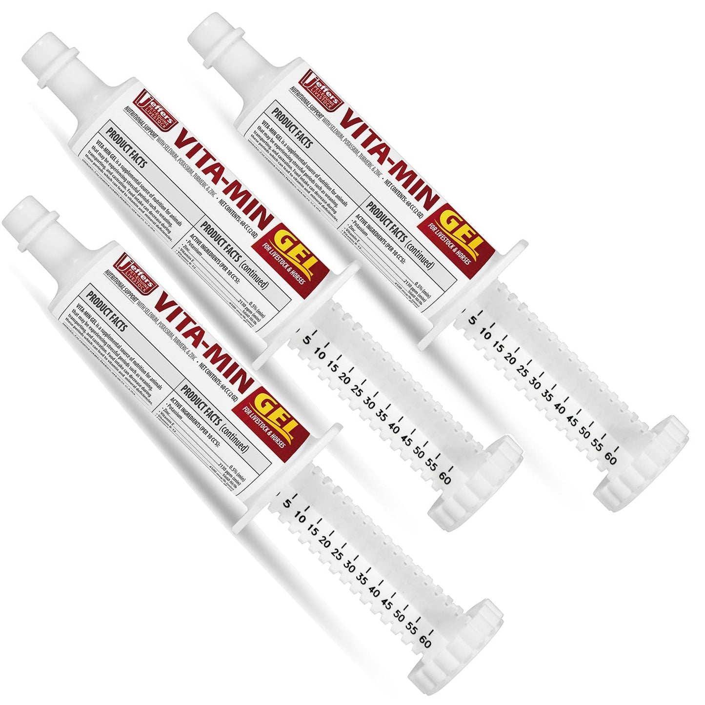 Vita-Min Gel with Vit E & B12 for Cattle, Horses, Sheep, Goats & Swine