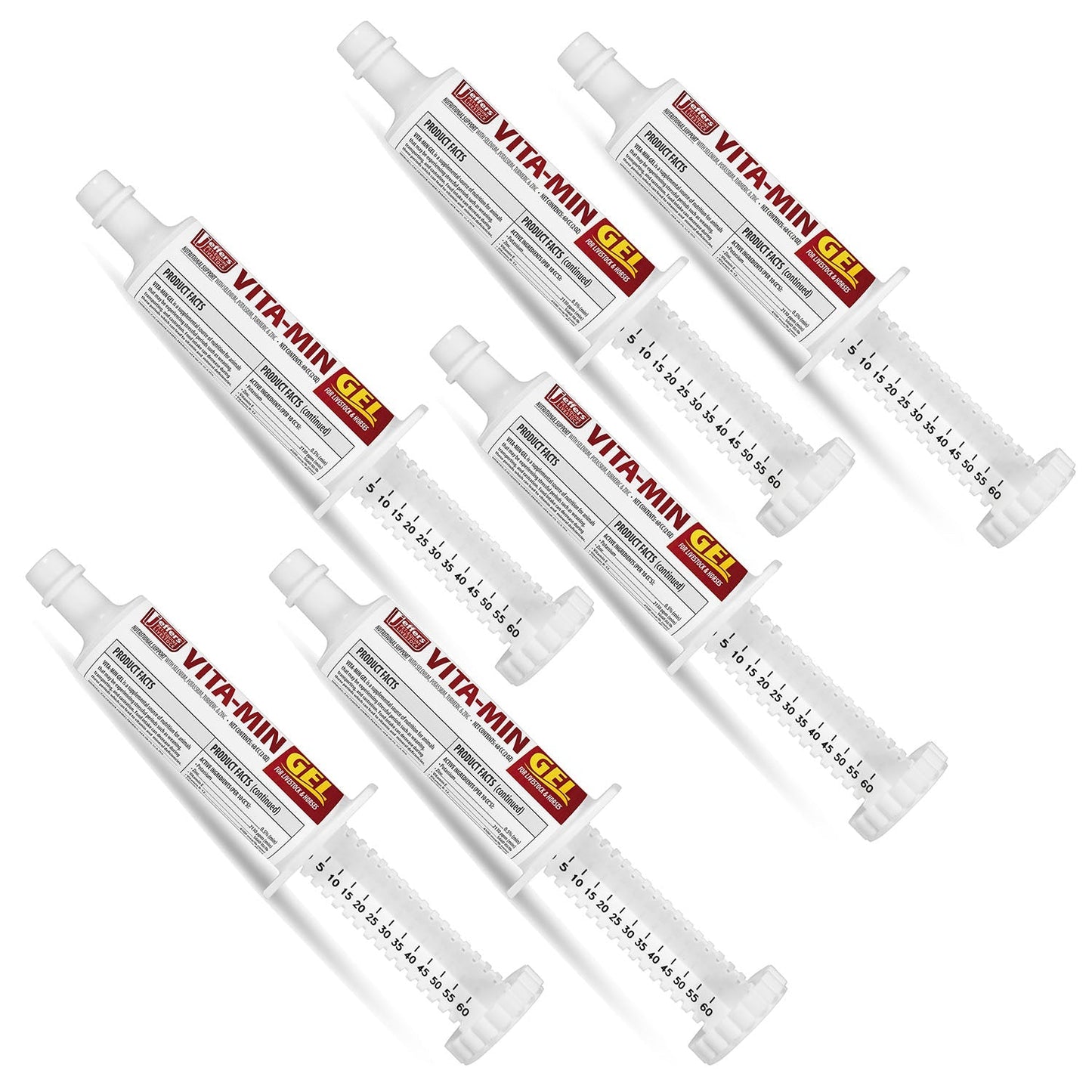 Vita-Min Gel with Vit E & B12 for Cattle, Horses, Sheep, Goats & Swine